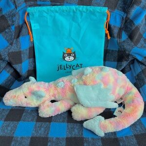 Jellycat Lazulia Dragon (Large) with Dustbag